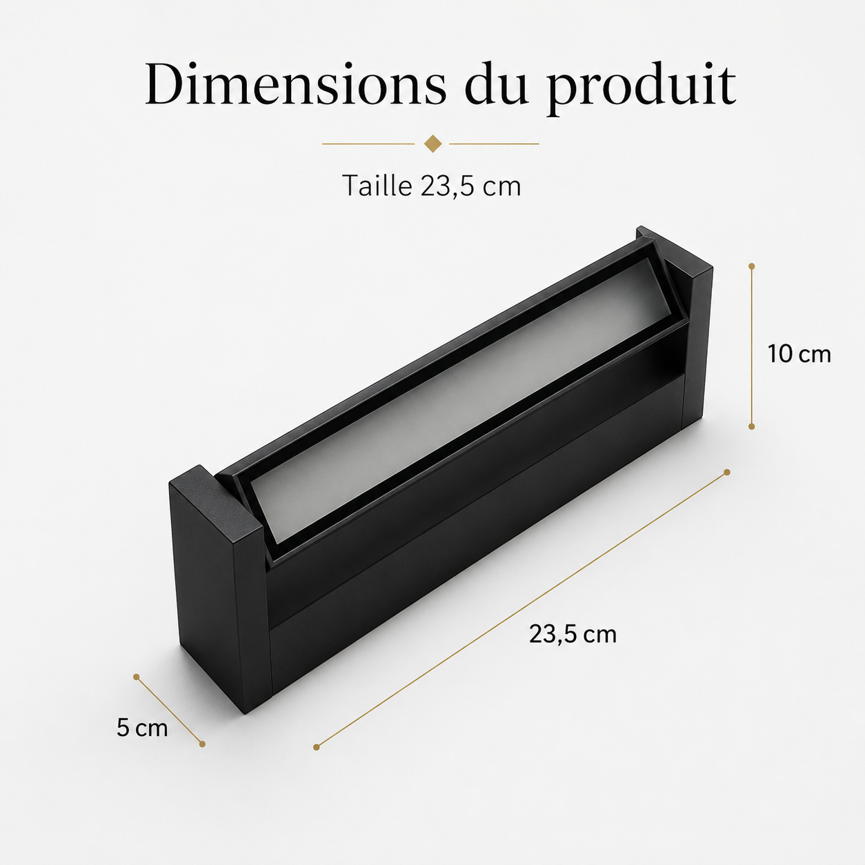 Applique Murale Extérieure LED Orientable Aluminium