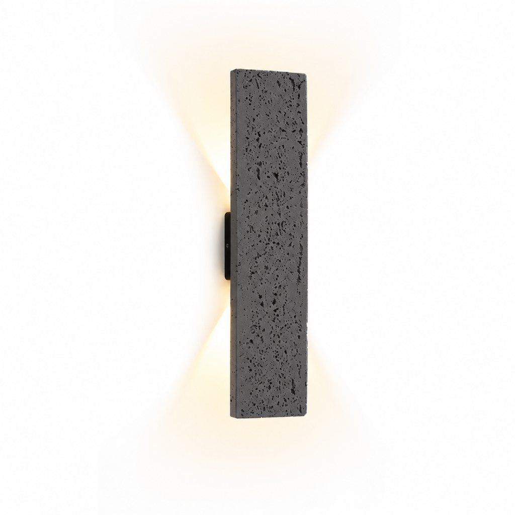 Applique Murale Extérieure LED en Pierre Naturelle IP65