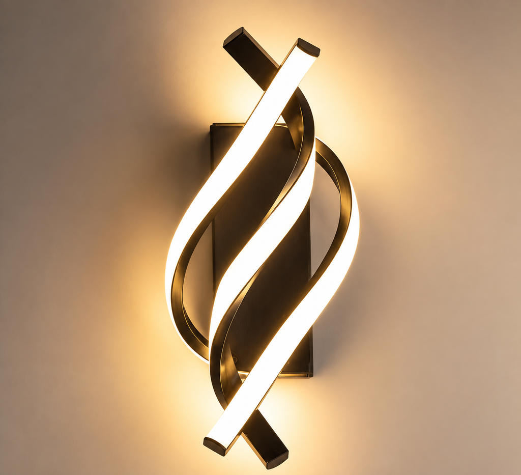 Applique Murale LED Spirale Design