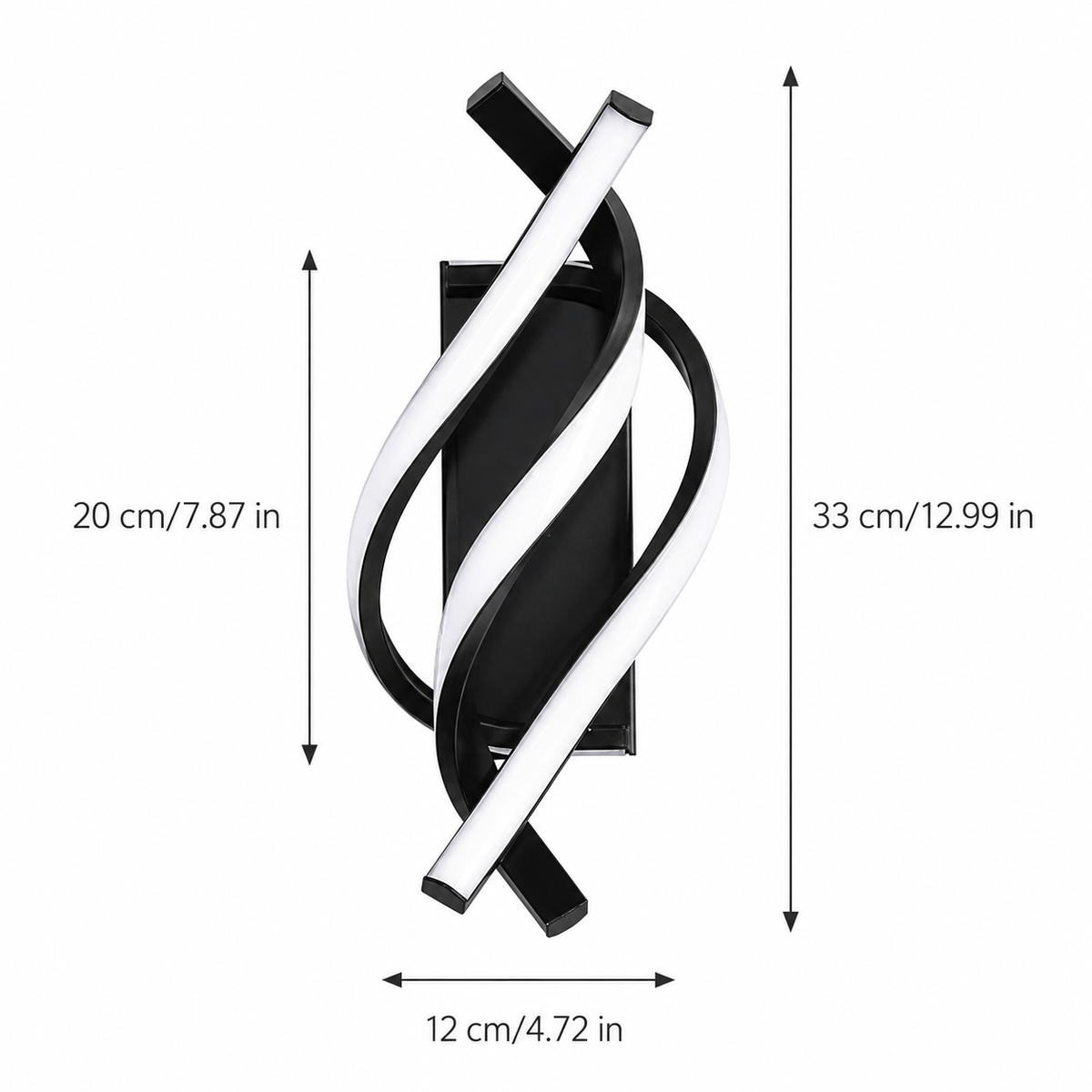 Applique Murale LED Spirale Design