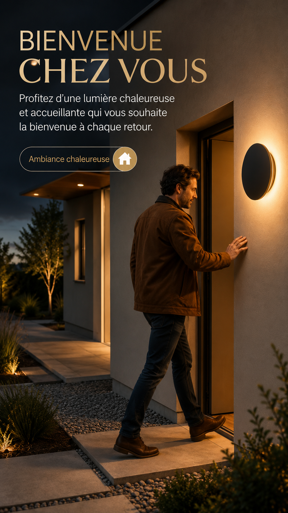 Applique Murale Extérieure LED Ronde IP65