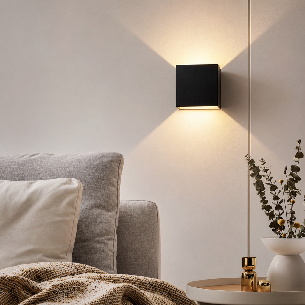 Applique Murale LED Moderne 6W Double Éclairage Haut & Bas