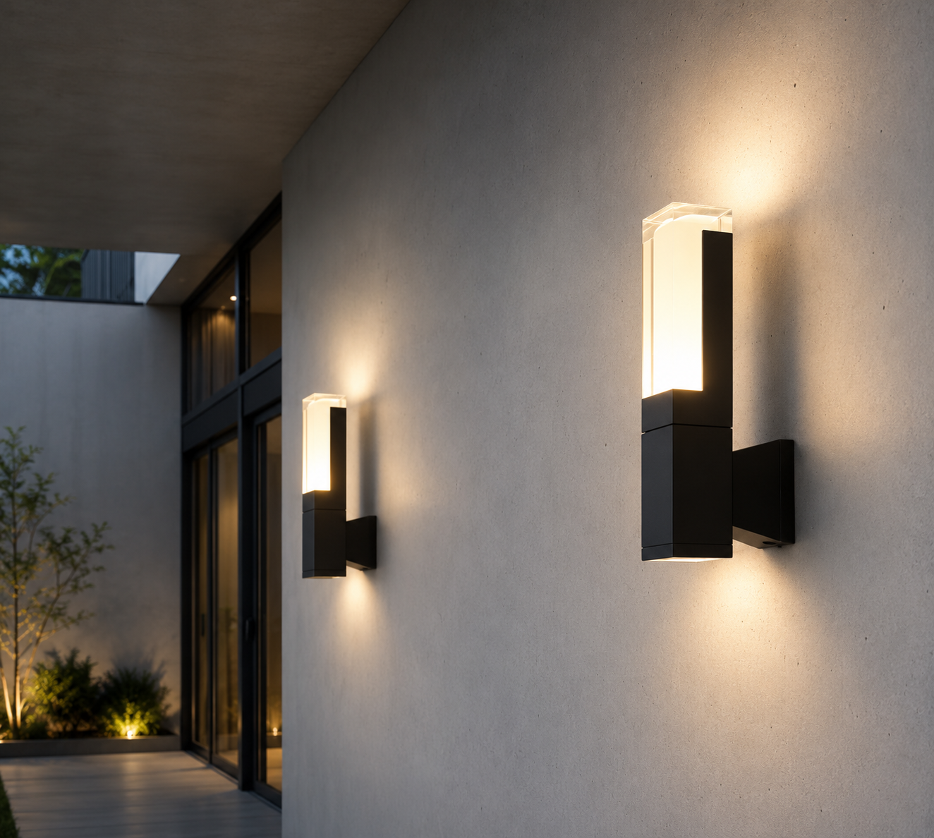 Applique Murale LED Extérieure IP65  Avec ou Sans Détecteur PIR