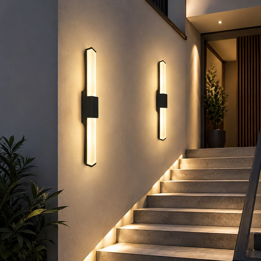 Applique Murale LED Extérieure Verticale IP65 30 à 180 cm