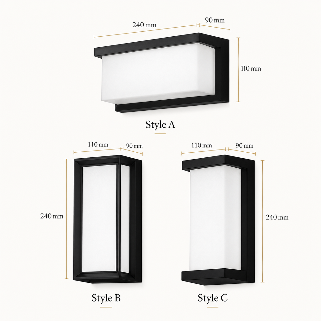 Applique Murale LED Extérieure Étanche 24W