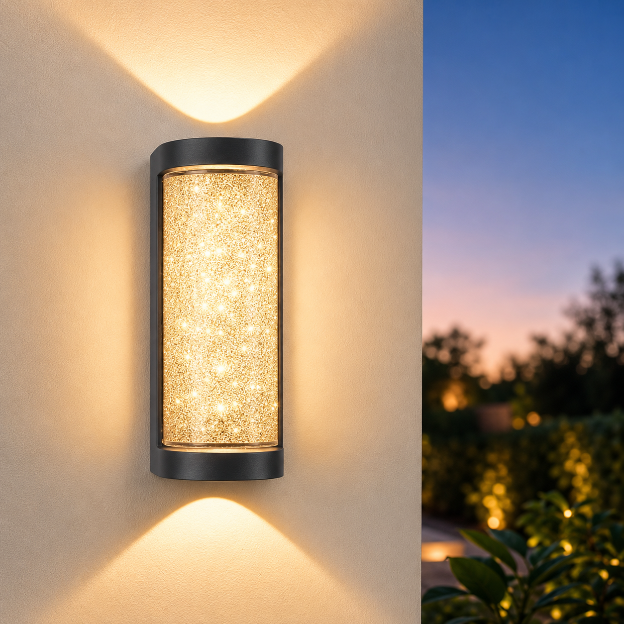 Applique Murale Extérieure LED Cristal 10W
