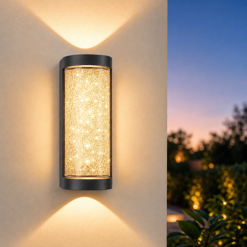 Applique Murale Extérieure LED Cristal 10W
