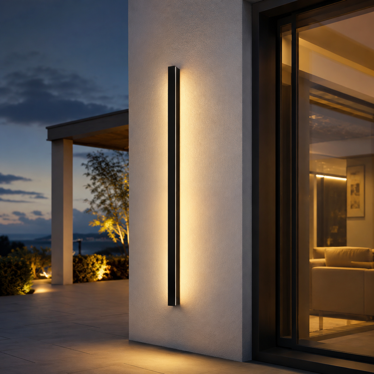Applique Murale Extérieure LED IP65 Longue Bande