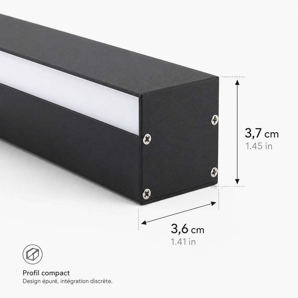 Applique Murale Extérieure LED IP65 Longue Bande