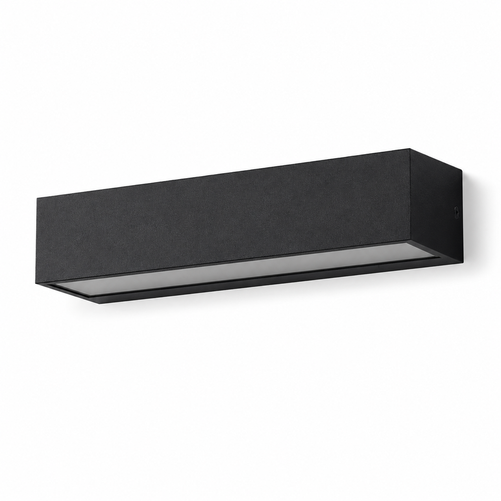 Applique Murale Extérieure LED IP65 Aluminium Noire