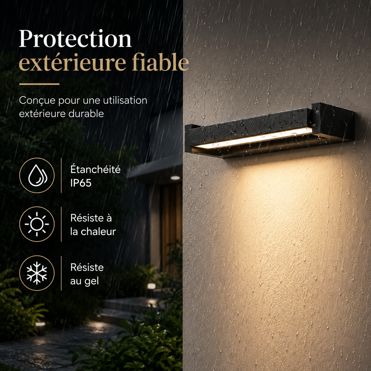 Applique Murale Extérieure LED Orientable Aluminium