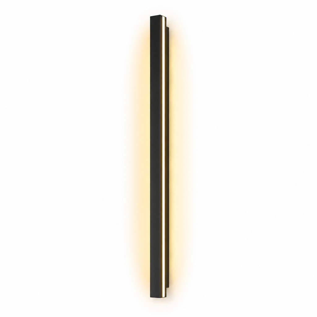 Applique Murale Extérieure LED IP65 Noire Grande Longueur