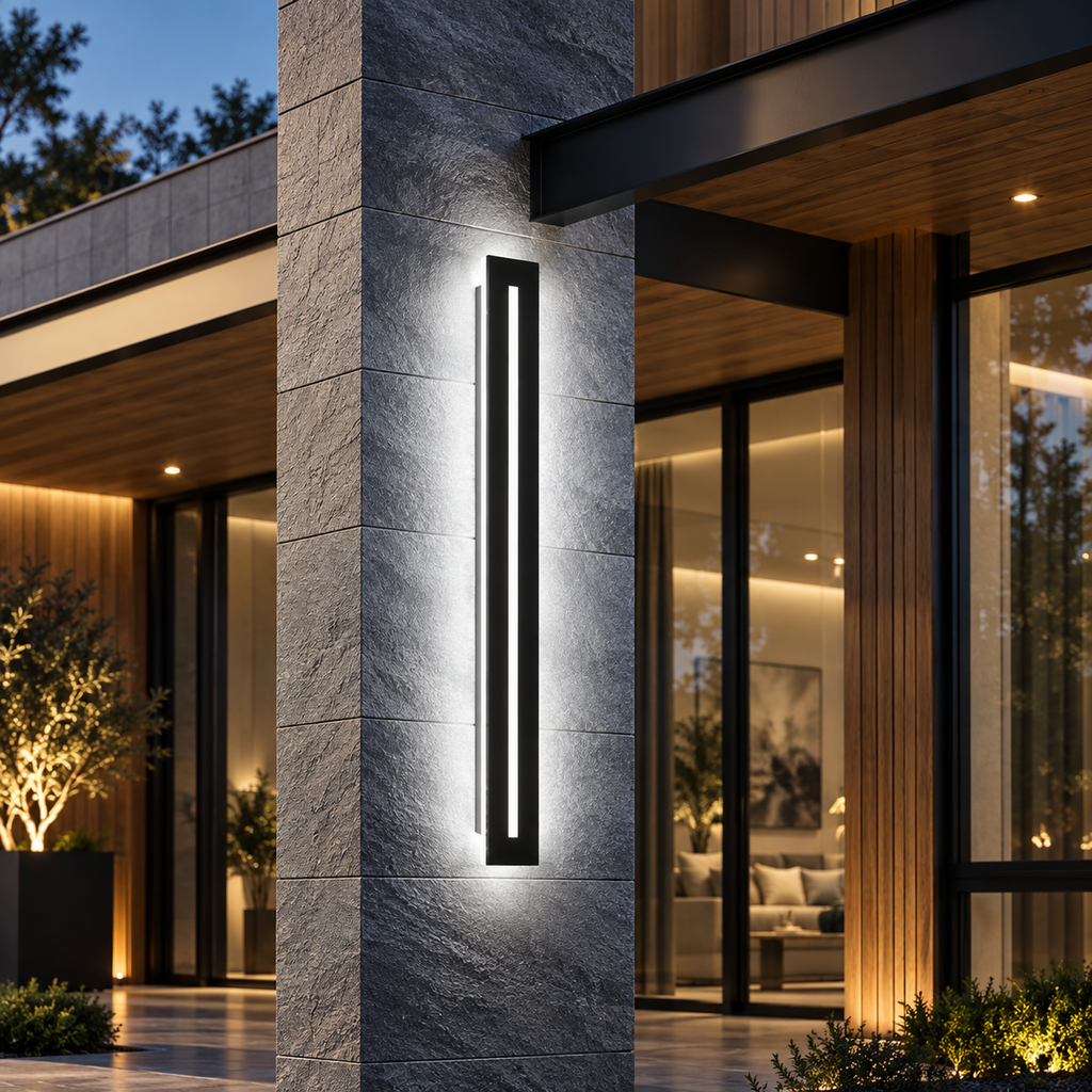 Applique Murale Extérieure LED Longue IP65 40 à 120 cm